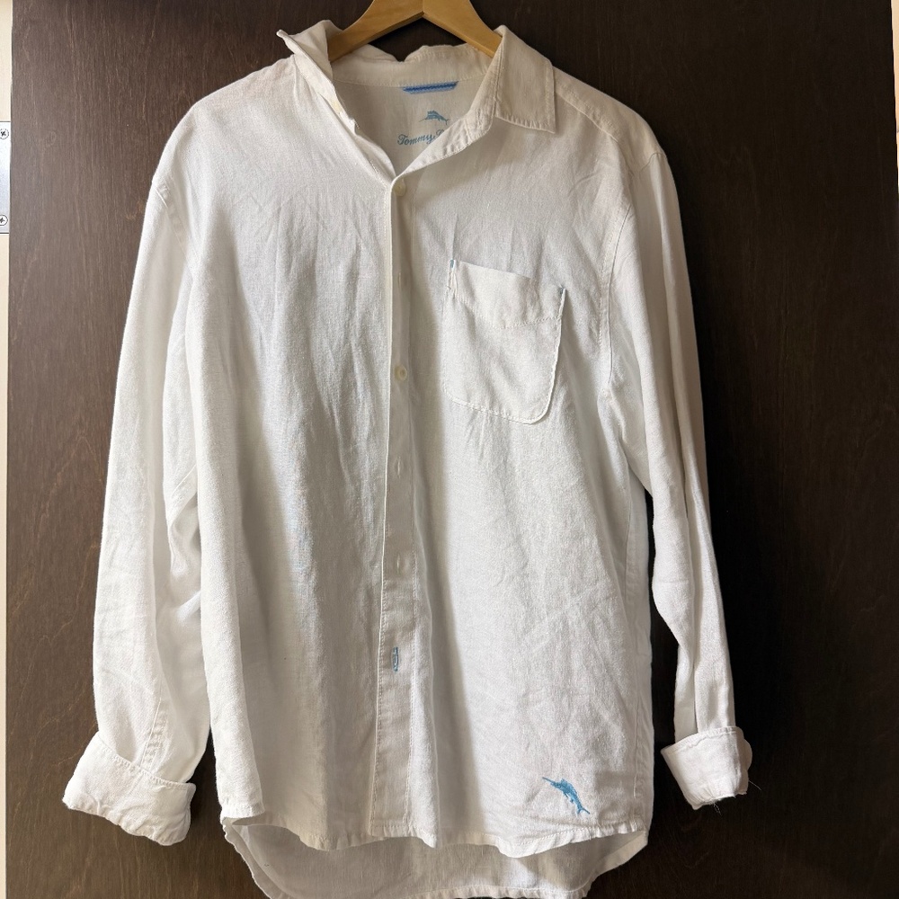 Men's Tommy Bahama Linen Button Down Shirt.